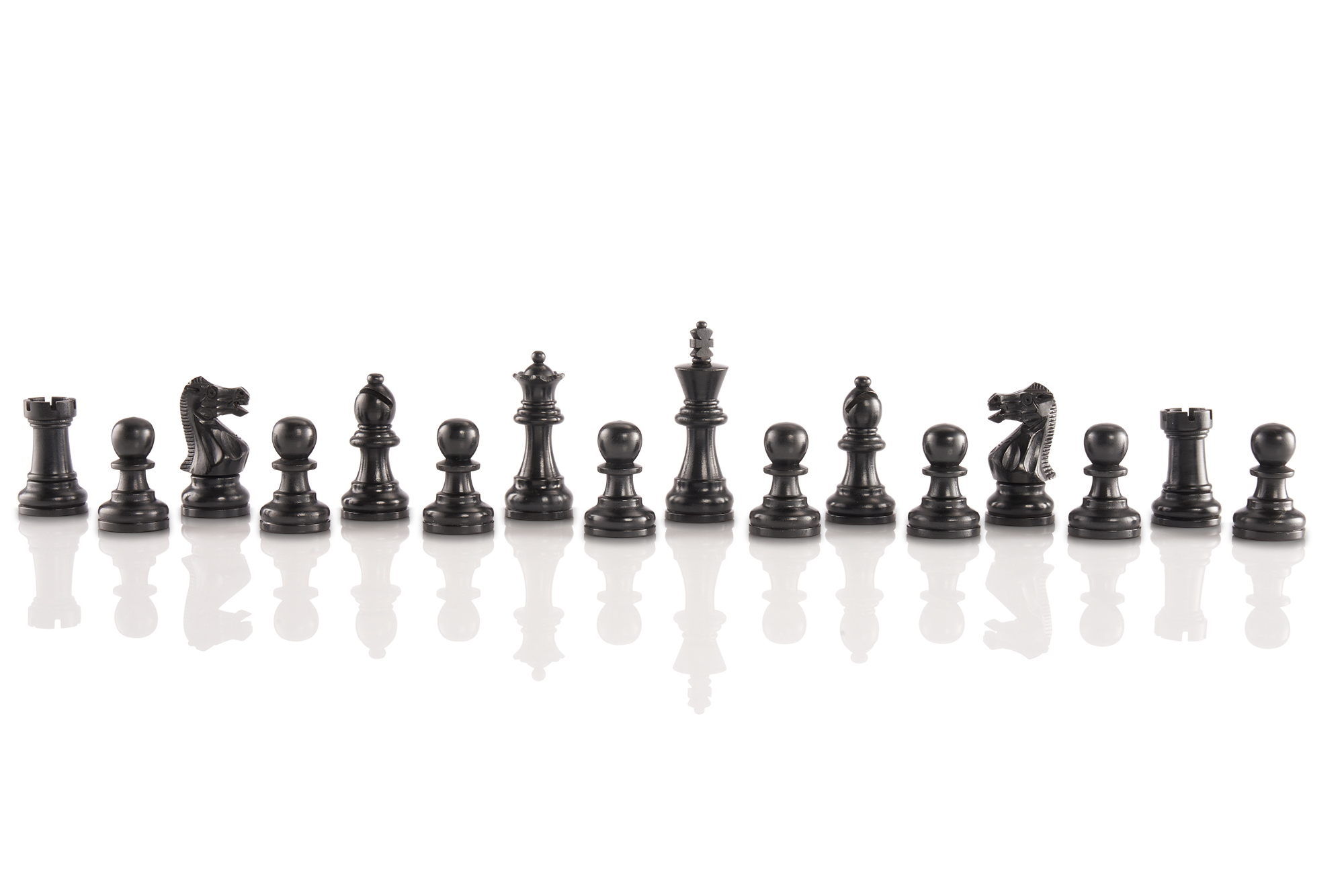 Executive chess piece set for 40 cm Exclusive chessboards
